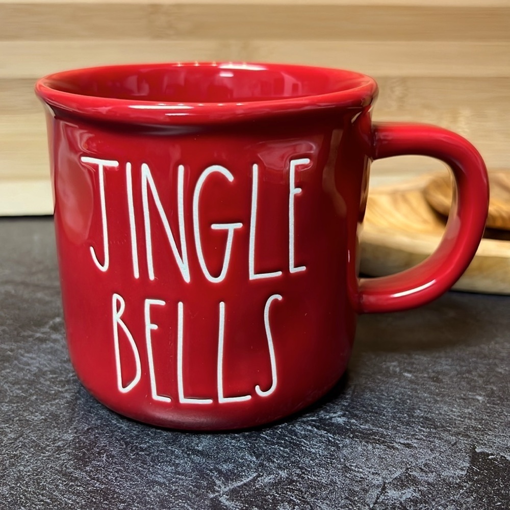 Rae Dunn Red “JINGLE BELLS” Mug